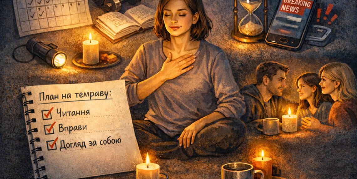 БЛЕКАУТ: відчуття, психологічні ризики та стратегія самодопомоги